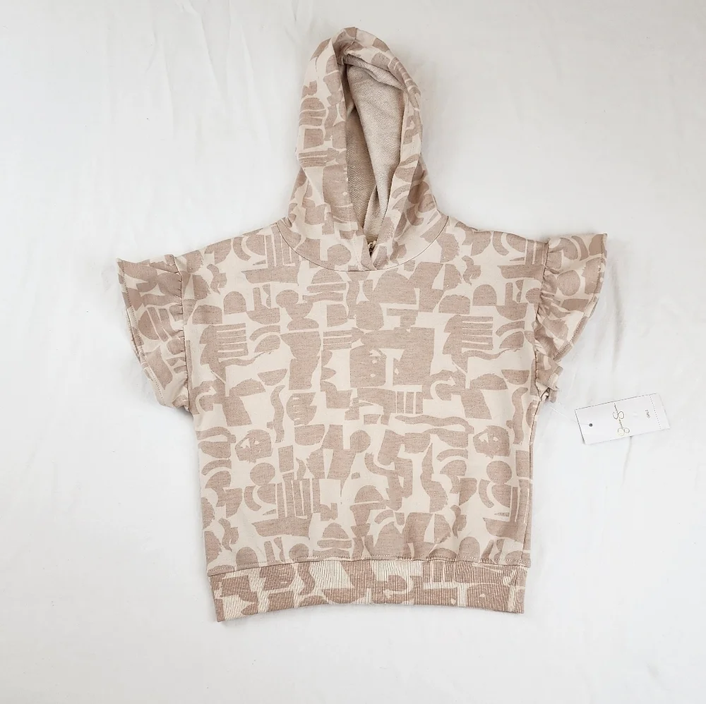 Jessica Simpson Short Sleeve Hooded sweatshirt